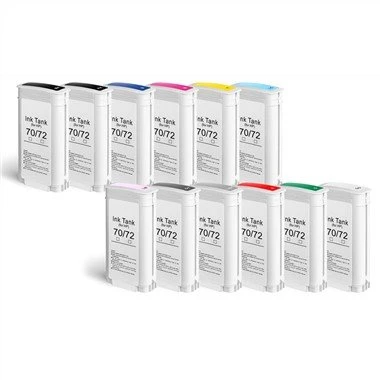 70 Hộp Mực Tương Thích Cho Máy In HP Z2100 Z5200 Z5400 Z3100 Z3200