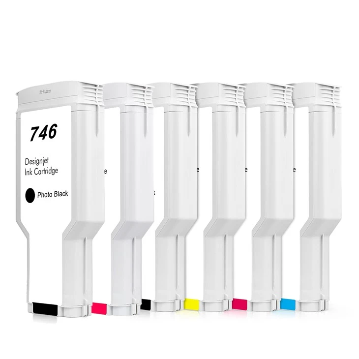 745 746 P2V83A Premium Compatible Color Remanufactured Ink Cartridge For HP746 For HP DesignJet Z6 Z9 Z5600 Printer