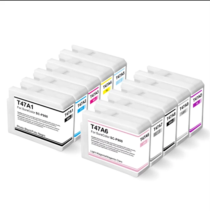 80ml T47A1-T47A9 T47AD P900 Hộp mực tương thích cho Epson SC-P900